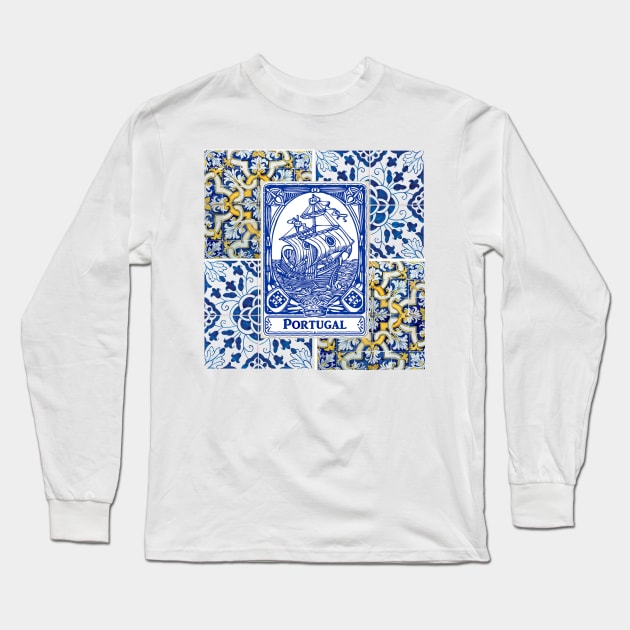 Portugal Long Sleeve T-Shirt by Azorean1963